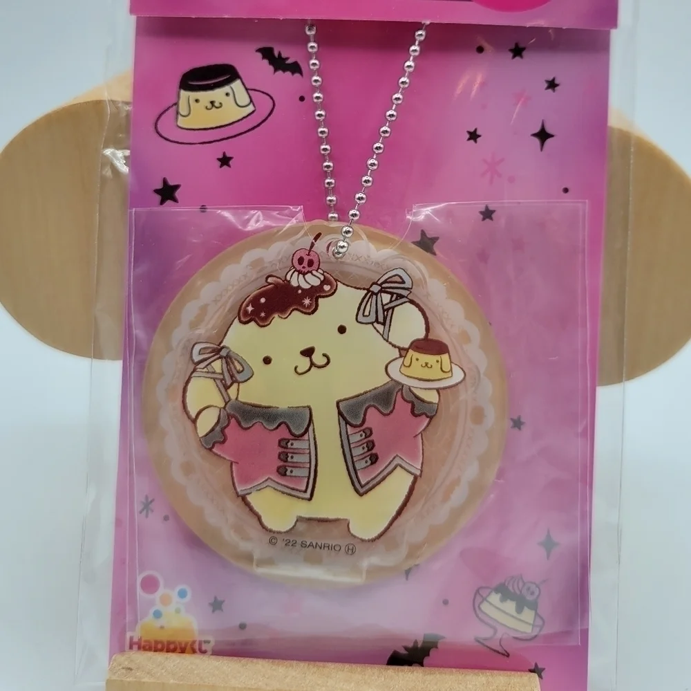 Sanrio Pompompurin Halloween Sweets Acrylic Keychain with Stand